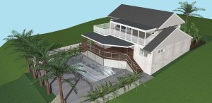 Northern beaches designs - dwelling and pool 
